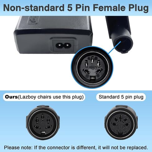 Recliner Timotion TP2 TP2P IP20 5 Pin Power Supply Adapter Kits Replacement for Lift Chair in Kuwait