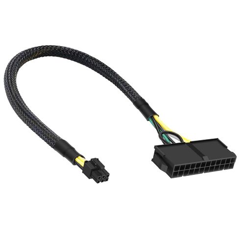 24 Pin to 6 Pin PSU Cable for Dell Optiplex Inspiron Vostro Motherboards in Kuwait