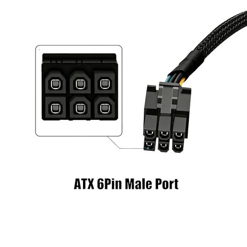 24 Pin to 6 Pin PSU Cable for Dell Optiplex Inspiron Vostro Motherboards in Kuwait