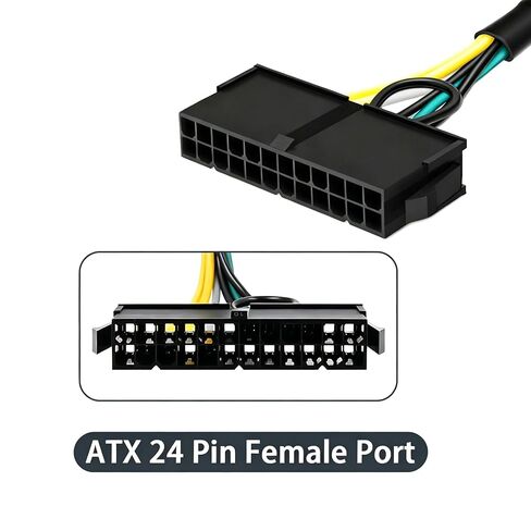 24 Pin to 6 Pin PSU Cable for Dell Optiplex Inspiron Vostro Motherboards in Kuwait