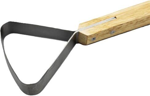 Wiebe Pelt Scraper, Dual-Edge Forged Steel Fleshing Tool with Wood Handle – Precision Hide Scraper for Muskrat, Mink, Small Game & Taxidermy Detail Work in Kuwait