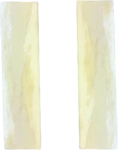 Malayan Products Camel Bone Knife Scales 6 inch, Handle Making Blanks, bone Craffting Natural Material White, Bladesmith in Kuwait