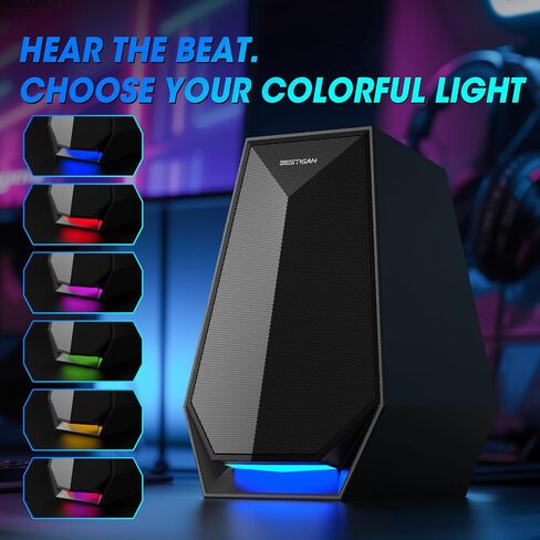 BESTISAN Computer Gaming Speakers for Desktop PC in Saudi Arabia