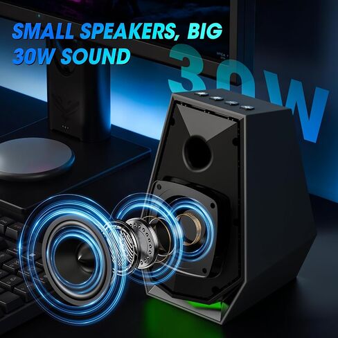 BESTISAN Computer Gaming Speakers for Desktop PC in Saudi Arabia