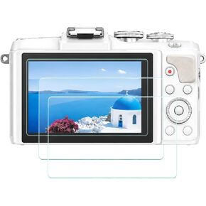 Model-Specific Custom Fit for Olympus OM-D E-M1 MARK II/MARK III PEN-F E-P5 E-PL8 E-PL7 E-PL9 Camera Screen Protector – 3-Pack Tempered Glass, Full-Screen Edge-to-Edge, Crystal Clear, Bubble-Free in Saudi Arabia