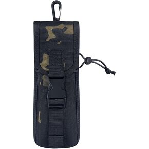 Molle Adjustable Suppressor Pouch with Melt Resistant Liner, Heat-Resistant Silencer Storage Case, Heat Insulation Storage Holster for 6-10" Suppressor, Belt Tactical Pouch in Kuwait