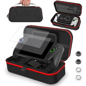 JDGPOKOO Hard Carrying Case for ASUS ROG Xbox Ally & ROG Xbox Ally X 7" 2025, 7 in 1 Accessories Bundle with 2 Screen Protectors, 4 Thumb Grip Caps, Portable Travel Storage Bag Fits Adapter, Cable in Saudi Arabia