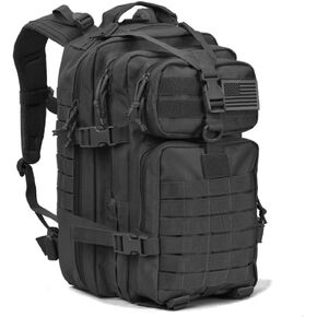 REEBOW GEAR Tactical Backpack for Men Army Molle Military Style Assault Pack Bug Bag Backpacks Daypack (34L Black) in Kuwait