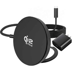 Fast Wireless Charger 25W with Stand for Desk, Qi2.2 MagSafe-Compatible in Kuwait