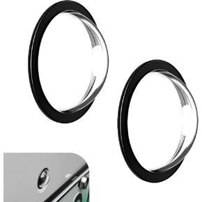 2 PCS Car Backup Camera Protector Covers, Clear HD Anti-Scratch Lens Cap, Car Rear View Camera Protection Cover, Universal for Most Cars in Saudi Arabia