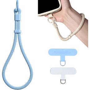 KIMAGIC Minimalist Wrist Strap Phone Lanyard, Anti-Drop, Includes 2 Types of Phone Tabs in Kuwait