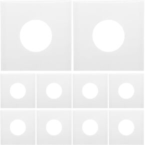 20pcs Vinyl Record Kraft Paper Storage Sleeves White Right Angle in Kuwait
