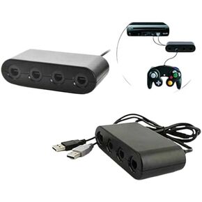 Gamecube Controller Adapter for Switch Gamecube Adapter Wii U and PC, Super Smash Bros Choice Support Four Gamecube Controller and 70IN Long Cable in Kuwait