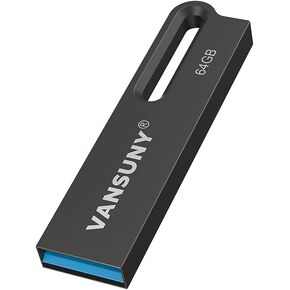 Vansuny 64GB Flash Drive Metal Waterproof USB Drive USB 3.0 Ultra High Speed Memory Stick, Portable Thumb Drive for PC/Tablets/Mac/Laptop in Saudi Arabia