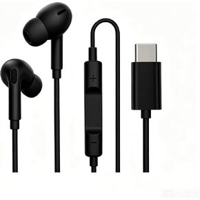 USB C Headphones for iPhone 17e 17 16 15, Type C Earphones with Microphone & Remote Control Noise Cancelling Wired Earbuds USB C for iPhone 17 16 15 Pro Max, Galaxy S26 S25 Ultra A57 A37, Pixel 10 in Kuwait