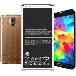 5200mAh Li-ion EB-BG900BBC Replacement Battery for Samsung Galaxy S5,AT&T SM-G900P,SM-G900T G900A,G900F,G900H,G900R4,I9600,SM-G900V Model in Kuwait