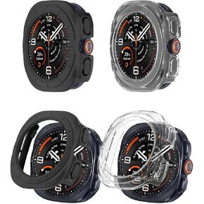 2-Pack PC Cases Compatible with Samsung Galaxy Watch Ultra 2 2026, 47mm in Kuwait