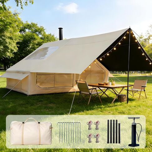 Inflatable Tents for Camping, Glamping Tent with Pump Blow Up Tent in Kuwait