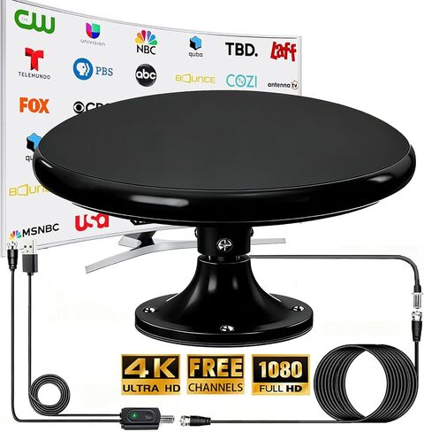 RV TV Antennas for Camper, RV Antenna Roof Mounted,White in Kuwait