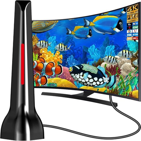Indoor TV Antenna for Local Channels, Digital Antenna for Smart TV Indoor in Kuwait