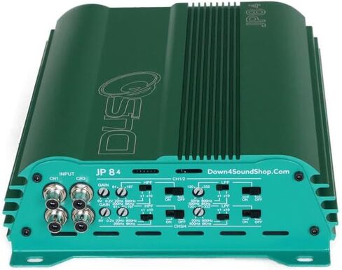 DOWN4SOUND JP84 Teal | 400W RMS 4CH Amplifier in Saudi Arabia