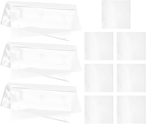 Vinyl Record Outer Sleeves 12pcs Plastic Protection for Albums in Kuwait