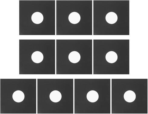 10pcs Inch Black Vinyl Record Sleeve Kraft Paper Protector in Kuwait