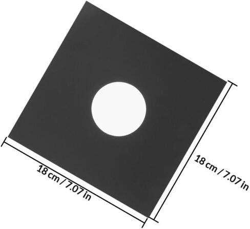 10pcs Inch Black Vinyl Record Sleeve Kraft Paper Protector in Kuwait