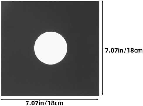 10pcs Inch Black Vinyl Record Sleeve Kraft Paper Protector in Kuwait