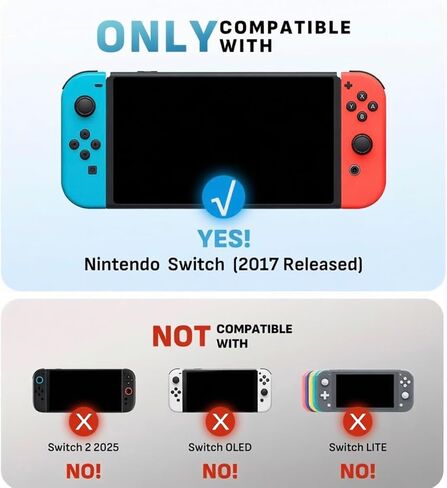 Mumba Case for Nintendo Switch (2017 Released),[Rugged Series] [Heavy Duty] Slim Rubberized [Snap on] Hard Case Protective Cover for Original Nintendo Switch 1 in Kuwait