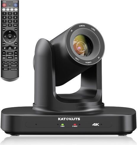 PTZ Camera 4K with 20X Optical Zoom, 4K NDI PTZ Camera with AI Auto Tracking(Gen3),Live Streaming for Church Worship,USB3.0 PoE HDMI IP Work with Vmix,OBS,YouTube,Zoom(NDI License Included) in Kuwait