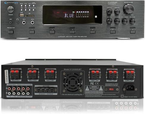Home Stereo System Kit, 6 Channel 6000 W Bluetooth Amplifier in Kuwait