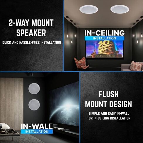 Home Stereo System Kit, 6 Channel 6000 W Bluetooth Amplifier in Kuwait