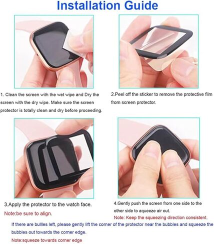 3 Pack For Apple Watch SE 3 40mm Screen Protector watch film [HD Clear] Apple Watch SE3 40mm 3D Curved Soft Smart Watch Protective Film (Not Glass) [Ultra Shatterproof] in Kuwait