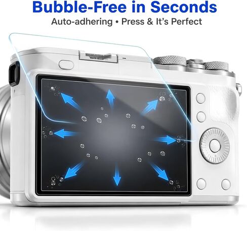 Model-Specific Custom Fit for Olympus OM-D E-M1 MARK II/MARK III PEN-F E-P5 E-PL8 E-PL7 E-PL9 Camera Screen Protector – 3-Pack Tempered Glass, Full-Screen Edge-to-Edge, Crystal Clear, Bubble-Free in Saudi Arabia