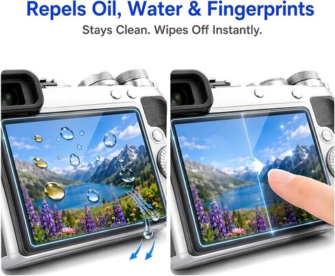 Model-Specific Custom Fit for Olympus OM-D E-M1 MARK II/MARK III PEN-F E-P5 E-PL8 E-PL7 E-PL9 Camera Screen Protector – 3-Pack Tempered Glass, Full-Screen Edge-to-Edge, Crystal Clear, Bubble-Free in Saudi Arabia