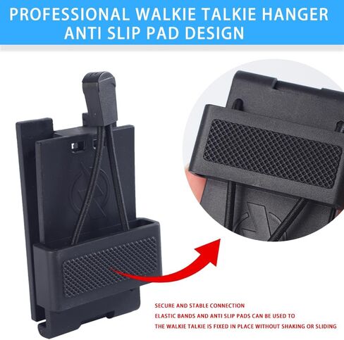 Radio Holster for Duty Belt, Law Enforcement Gear Walkie Talkie Holder for Motorola APX, BaoFeng Btech, Kenwood, Midland, Harris Radios in Kuwait