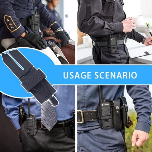Radio Holster for Duty Belt, Law Enforcement Gear Walkie Talkie Holder for Motorola APX, BaoFeng Btech, Kenwood, Midland, Harris Radios in Kuwait