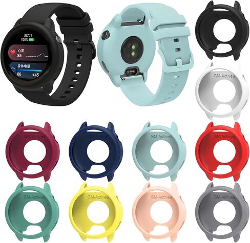10Pack Watch Cases Cover Compatible with Garmin Vivoactive 6 Silicone Protective Case Shell Smartwatch Accessories in Kuwait