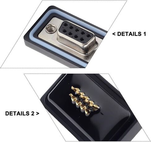 Waterproof RS232 DB9 Female Socket IP67,EDB1 Series Waterproof in Kuwait