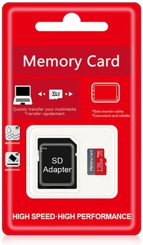 128GB TF Card Ultra High Speed V30 Flash Memory Card with Adapter in Kuwait