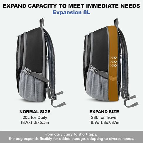 Seektop Lightweight Packable 20L-28L Hiking Backpack for Women Men in Saudi Arabia