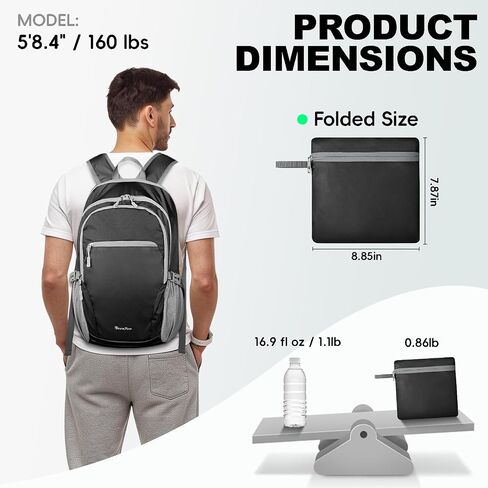 Seektop Lightweight Packable 20L-28L Hiking Backpack for Women Men in Saudi Arabia