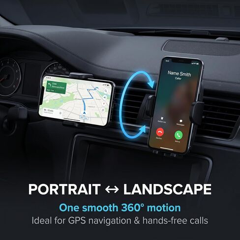 LeTinn Car Phone Holder Vent Mount Whit One-Hand Auto-Clamp,No Block A/C in Kuwait