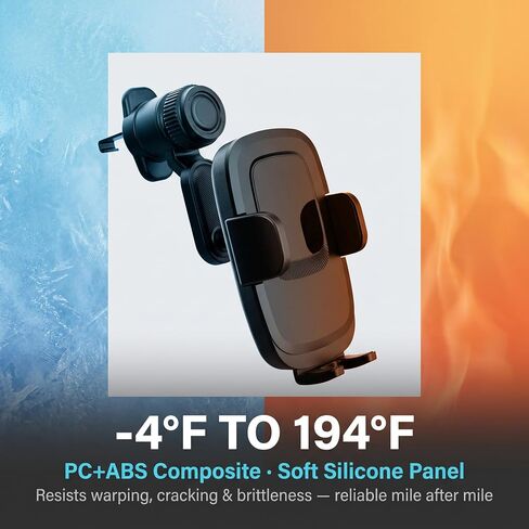 LeTinn Car Phone Holder Vent Mount Whit One-Hand Auto-Clamp,No Block A/C in Kuwait