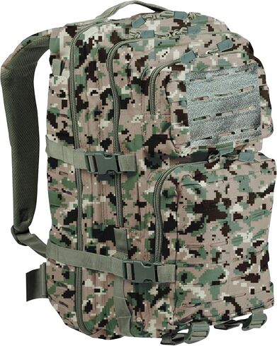 BaHoki Essentials Large Size Tactical Backpack - Military Rucksack with Molle Bags - Ventilated Mesh Adjustable Bag in Kuwait