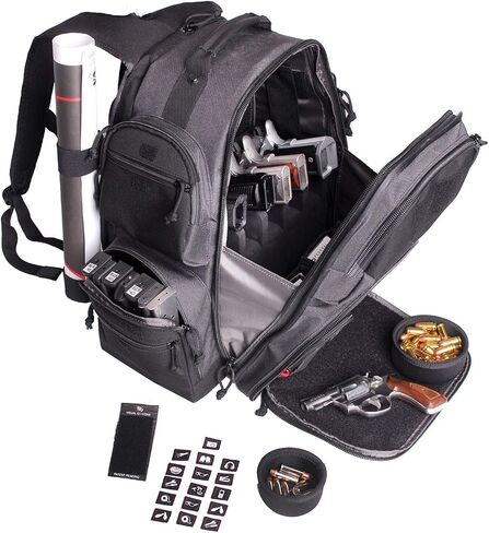 G.P.S Wild About Shooting Executive Backpack G.P.S-1812Bpb in Kuwait