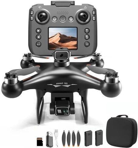 Drone with Camera and Obstacle Avoidance Brushless Motor, Drones for Adults in Kuwait