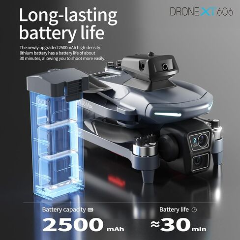 XT606 GPS Drone with 4K Camera for Adults, Camera Drone with 4.3" HD Screen in Kuwait
