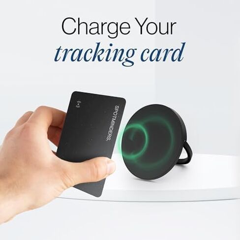 Spotminders Tracking Card 2-Pack for Wallet & Wireless Charger for Tracking Card, iPhone, AirPods 15W QI Compatible in Kuwait